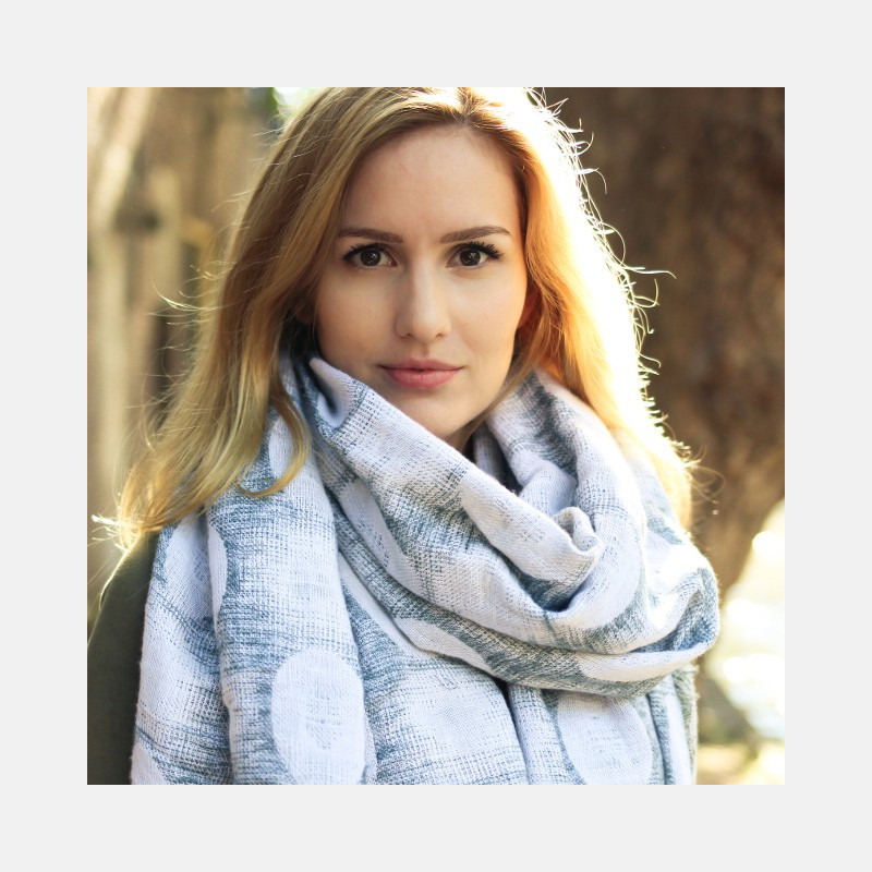 Solnce Ellips Shawl Galapagos | Luxury Woven Wrap