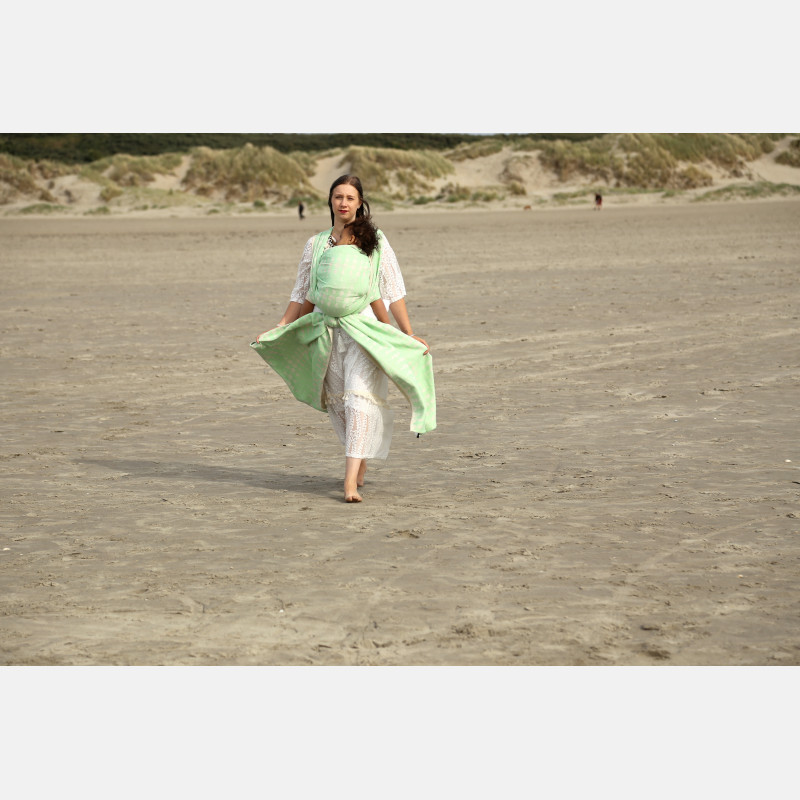 Solnce Moons Hint of Mint | Luxury Woven Wrap