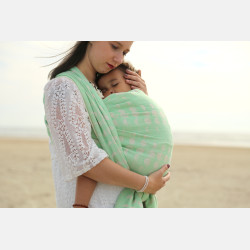 Solnce Moons Hint of Mint | Luxury Woven Wrap