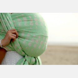Solnce Moons Hint of Mint | Luxury Woven Wrap