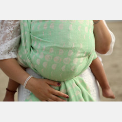 Solnce Moons Hint of Mint | Luxury Woven Wrap