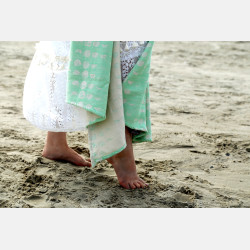 Solnce Moons Hint of Mint | Luxury Woven Wrap