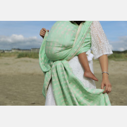 Solnce Moons Hint of Mint | Luxury Woven Wrap
