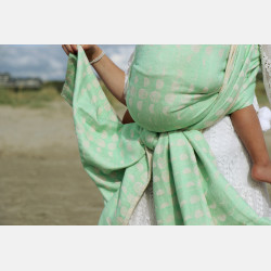 Solnce Moons Hint of Mint | Luxury Woven Wrap