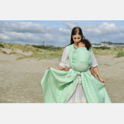 Solnce Moons Hint of Mint | Luxury Woven Wrap