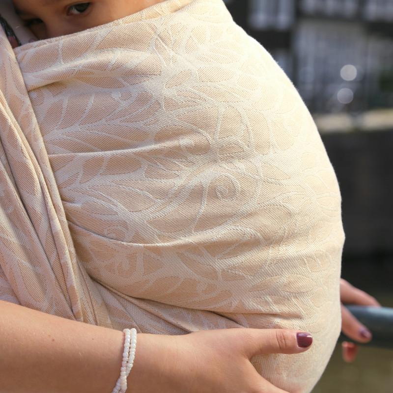 Solnce Genesis Ivory | Luxury Woven Wrap