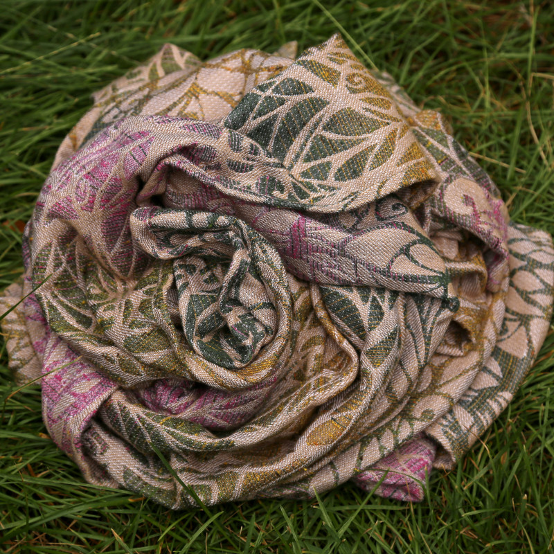 Solnce Genesis Faded Flowers | Luxury Woven Wrap