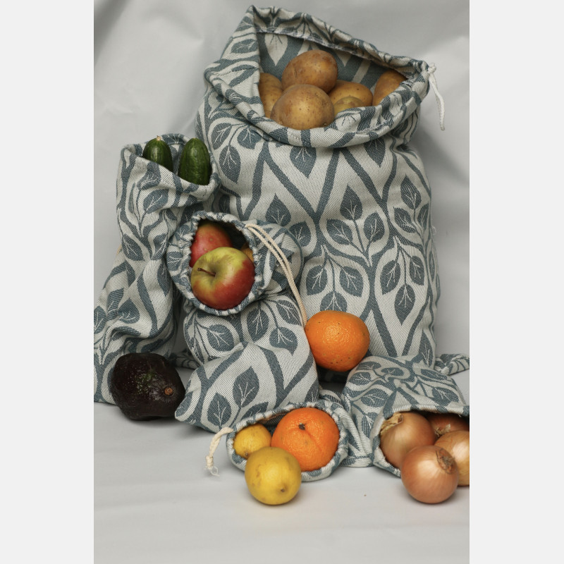 Solnce Yaro Produce Bags La Vita Organic Set of 5 | Luxury Woven Wrap