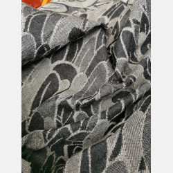 Solnce Angel Wings Black Wool | Luxury Woven Wrap
