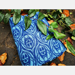 Solnce Ra Blue and Blue | Luxury Woven Wrap