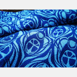 Solnce Ra Blue and Blue | Luxury Woven Wrap