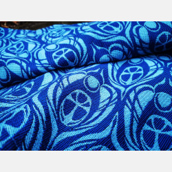 Solnce Ra Blue and Blue | Luxury Woven Wrap