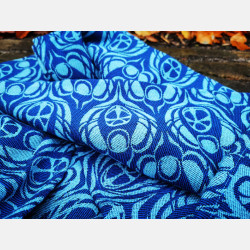 Solnce Ra Blue and Blue | Luxury Woven Wrap