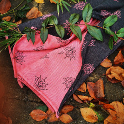 Solnce Lotus Pink and Grey | Luxury Woven Wrap