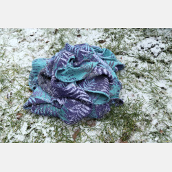 Solnce Fern Purple Starling | Luxury Woven Wrap