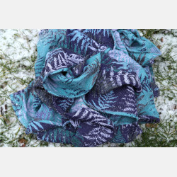 Solnce Fern Purple Starling | Luxury Woven Wrap