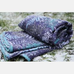 Solnce Fern Purple Starling | Luxury Woven Wrap