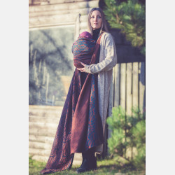 Solnce Genesis Dragonfly in Amber | Luxury Woven Wrap
