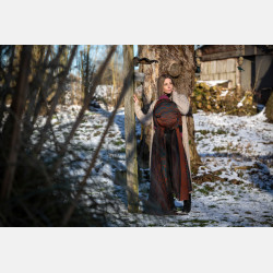 Solnce Genesis Dragonfly in Amber | Luxury Woven Wrap