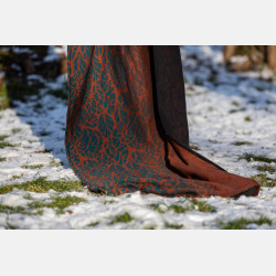 Solnce Genesis Dragonfly in Amber | Luxury Woven Wrap