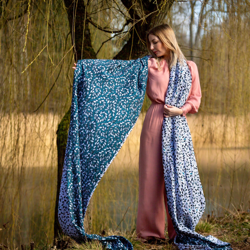 Solnce Eos Waters of Dawn | Luxury Woven Wrap