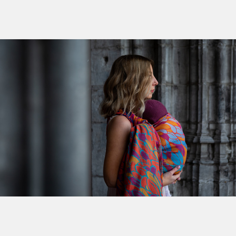Solnce Angel Wings Fancy Bright | Luxury Woven Wrap