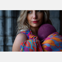 Solnce Angel Wings Fancy Bright | Luxury Woven Wrap