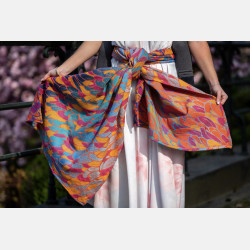 Solnce Angel Wings Fancy Bright | Luxury Woven Wrap