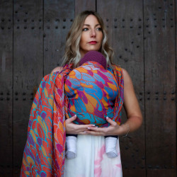 Solnce Angel Wings Fancy Bright | Luxury Woven Wrap
