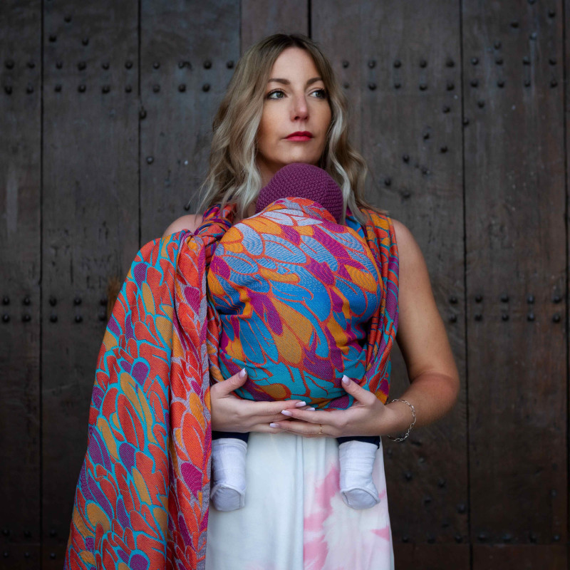 Solnce Angel Wings Fancy Bright | Luxury Woven Wrap