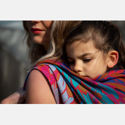 Solnce Angel Wings Fancy Dark | Luxury Woven Wrap