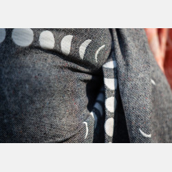 Solnce Phases Shadows Falling | Luxury Woven Wrap