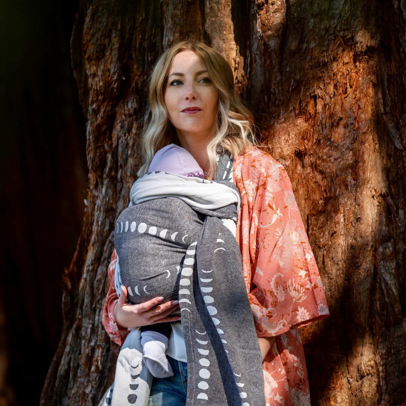 Solnce Phases Shadows Falling | Luxury Woven Wrap