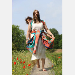 Solnce Fern Wild Summer | Luxury Woven Wrap