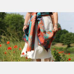 Solnce Fern Wild Summer | Luxury Woven Wrap