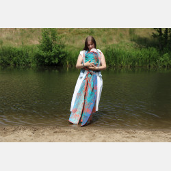 Solnce Fern Wild Summer | Luxury Woven Wrap