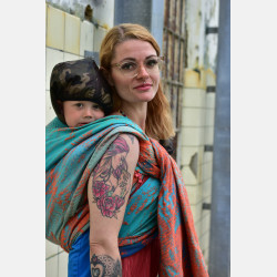 Solnce Fern Wild Summer | Luxury Woven Wrap