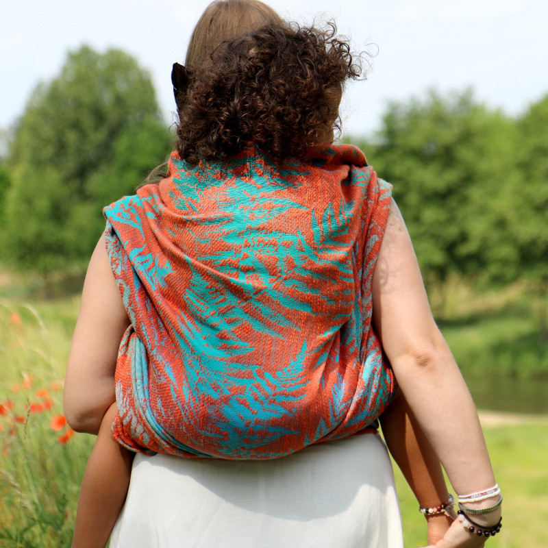 Solnce Fern Wild Summer | Luxury Woven Wrap