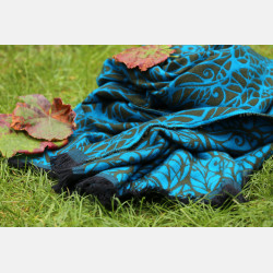 Solnce Genesis Blanket Iris & Olives | Luxury Woven Wrap