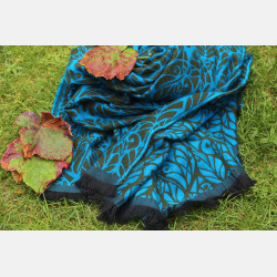 Solnce Genesis Blanket Iris & Olives | Luxury Woven Wrap