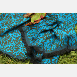 Solnce Genesis Blanket Iris & Olives | Luxury Woven Wrap