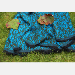 Solnce Genesis Blanket Iris & Olives | Luxury Woven Wrap