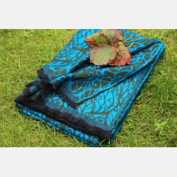 Solnce Genesis Blanket Iris & Olives | Luxury Woven Wrap