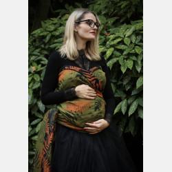 Solnce Fern Heart of Moss | Luxury Woven Wrap