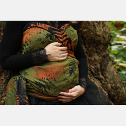 Solnce Fern Heart of Moss | Luxury Woven Wrap