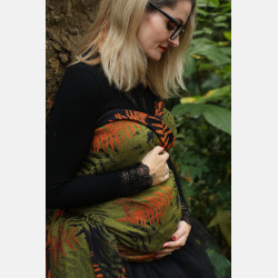 Solnce Fern Heart of Moss | Luxury Woven Wrap
