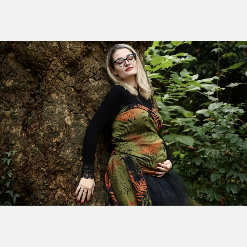 Solnce Fern Heart of Moss | Luxury Woven Wrap