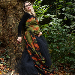 Solnce Fern Heart of Moss | Luxury Woven Wrap