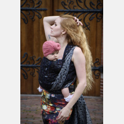 Solnce Eos Black Pearl | Luxury Woven Wrap