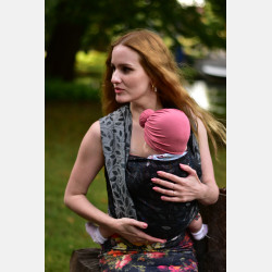 Solnce Eos Black Pearl | Luxury Woven Wrap